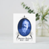 Johannes Brahms Briefkaart (Staand voorkant)