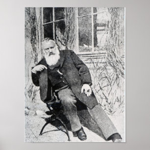 Johannes Brahms, c.1897 Poster