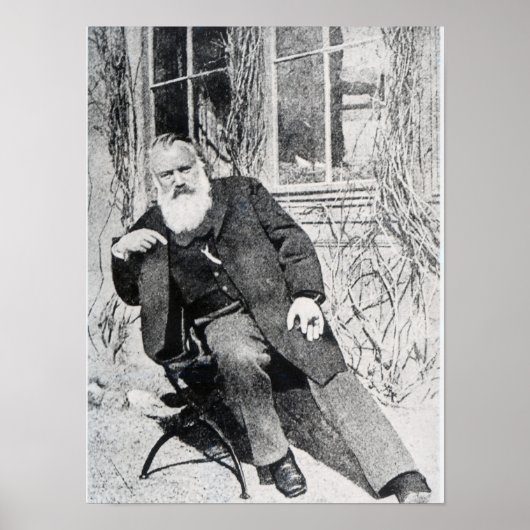 Johannes Brahms, c.1897 Poster (Voorkant)