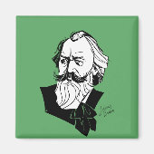 Johannes Brahms Magneet (Voorkant)