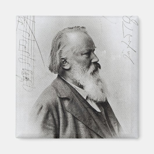 Johannes Brahms Magneet (Voorkant)