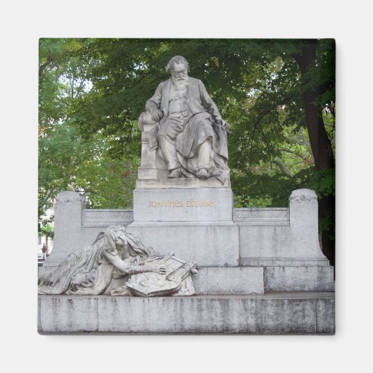 Johannes Brahms Magneet (Voorkant)