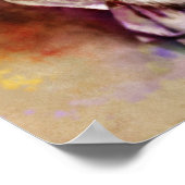 Johannes Brahms Portrait im Aquarell Style Poster (Hoek)