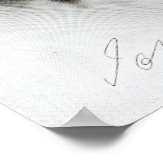 Johannes Brahms Poster (Hoek)