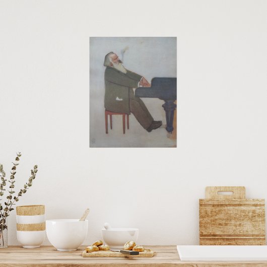 Johannes Brahms Poster (Keuken)