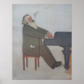 Johannes Brahms Poster (Voorkant)