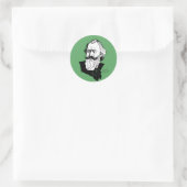 Johannes Brahms Ronde Sticker (Tas)