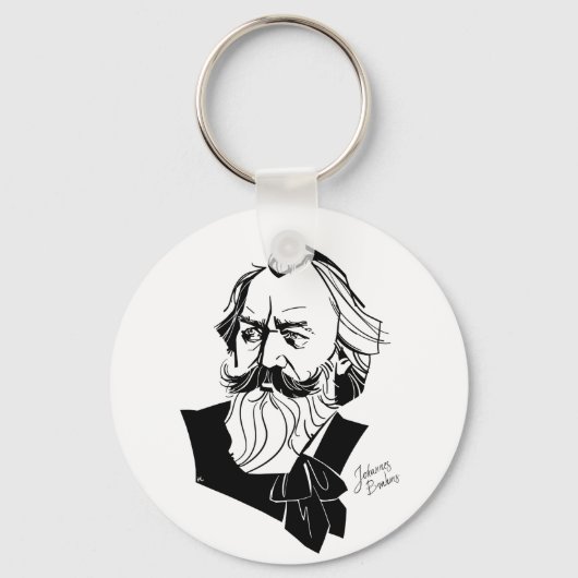 Johannes Brahms Sleutelhanger (Voorkant)