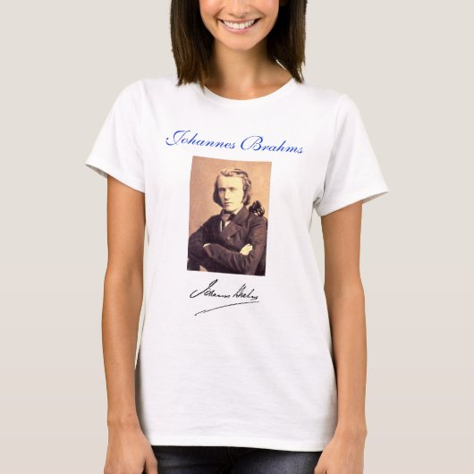 JOHANNES BRAHMS T-SHIRT (Voorkant)
