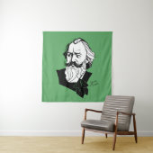 Johannes Brahms Wandkleed (In situ)