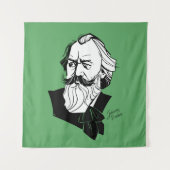 Johannes Brahms Wandkleed (Voorkant)