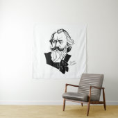Johannes Brahms Wandkleed (In situ)