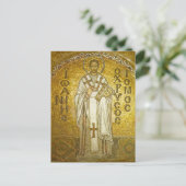 Johannes Chrysostomus Orthodox Christelijk Icoon Briefkaart (Staand voorkant)