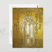 Johannes Chrysostomus Orthodox Christelijk Icoon Briefkaart (Voorkant / Achterkant)