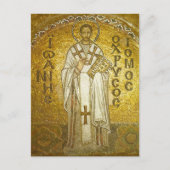 Johannes Chrysostomus Orthodox Christelijk Icoon Briefkaart (Voorkant)