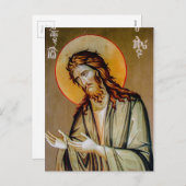 Johannes de Doper de Orthodoxe Kerst Icoon Feestdagenkaart (Voorkant / Achterkant)