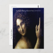 Johannes de Doper door Leonardo da Vinci's Briefkaart (Voorkant / Achterkant)