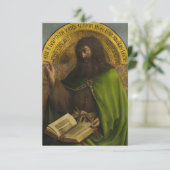 Johannes de Doper, Het Gentse altaarstuk van Van E Bedankkaart (Staand voorkant)