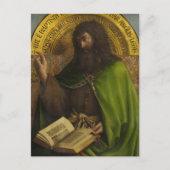 Johannes de Doper, Het Gentse altaarstuk van Van E Feestdagenkaart (Voorkant)