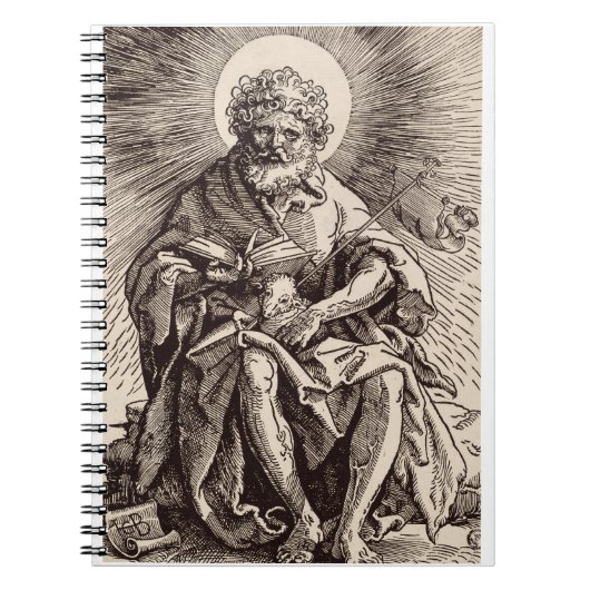 Johannes de Doper met het Lam Notitieboek (Voorkant)