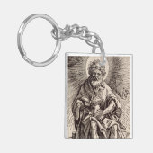 Johannes de Doper met het Lam  Sleutelhanger (Voorkant Links)