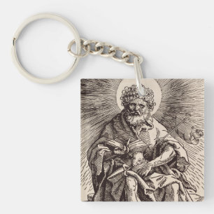 Johannes de Doper met het Lam  Sleutelhanger