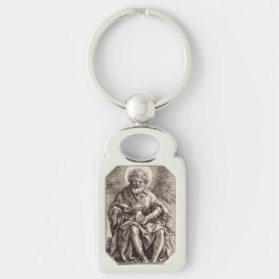 Johannes de Doper met het Lam  Sleutelhanger