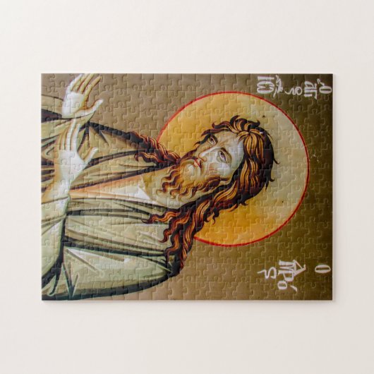 Johannes de Doper Orthodox Christelijk Icoon Legpuzzel (Horizontaal)
