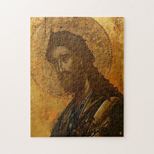 Johannes de Doper Orthodox Christelijk Icoon Legpuzzel (Verticaal)