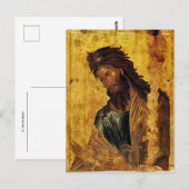 Johannes de Doper Orthodox Icoon Briefkaart (Voorkant / Achterkant)