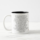 Johannes de Doper (RLS 06) met teksten Tweekleurige Koffiemok (Links)