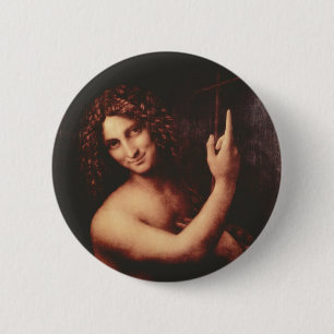 Johannes de Doper Ronde Button 5,7 Cm