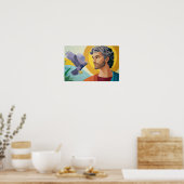 Johannes de Evangelist: De Adelaar van de Openbari Poster (Keuken)
