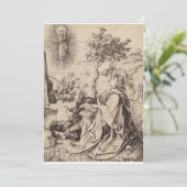 Johannes de Evangelist op Patmos Bedankkaart (Staand voorkant)