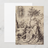 Johannes de Evangelist op Patmos Bedankkaart (Voorkant / Achterkant)