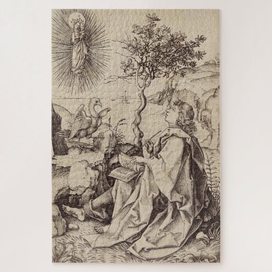 Johannes de Evangelist op Patmos Legpuzzel (Verticaal)