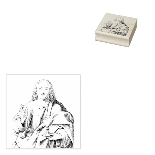 Johannes de Geliefde Apostel en Evangelist Rubberstempel (Gestempeld)