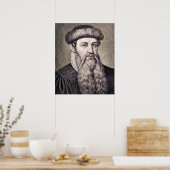 Johannes Gutenberg - Inventor Poster (Keuken)