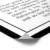 Johannes Gutenberg Poster (Hoek)