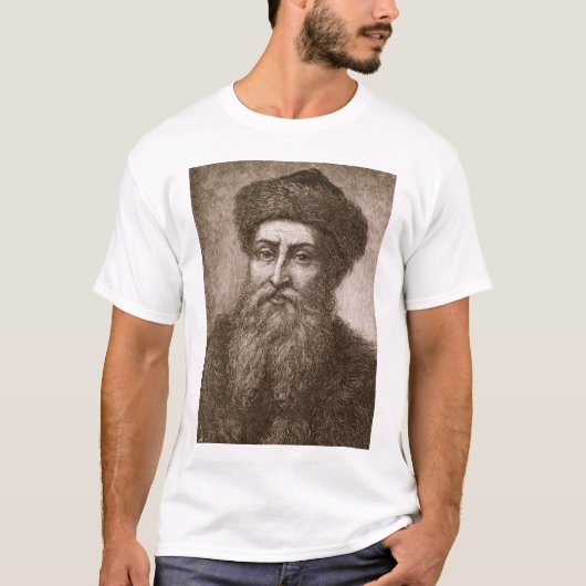 Johannes Gutenberg T-shirt (Voorkant)