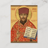 Johannes Kochurov Orthodox Christelijk Gebed Kaart Plaatskaartje (Voorkant)