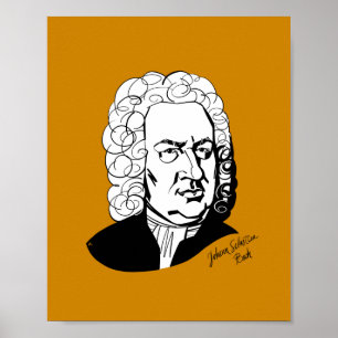 Johannes Sebastian Bach Poster