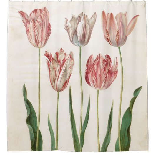 Johannes Simon Holtzbecher Tulips Douchegordijn (Voorkant)