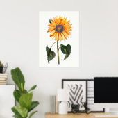 Johannes Teyler's Sunflower Poster (Thuiskantoor)