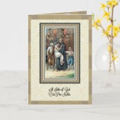 Johannes van God Verjaardag Kaart Spiritueel (Gele Bloem)