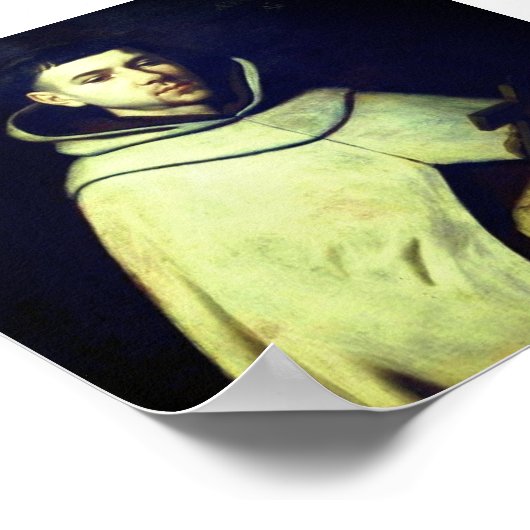 Johannes van het Kruis door Zurbarán Poster (Hoek)