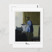 Johannes Vermeer #11 - Fijne Kunst Briefkaart (Voorkant / Achterkant)