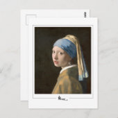Johannes Vermeer #13 - Fijne Kunst Briefkaart (Voorkant / Achterkant)