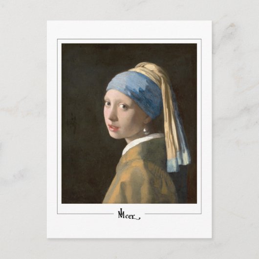 Johannes Vermeer #13 - Fijne Kunst Briefkaart (Voorkant)