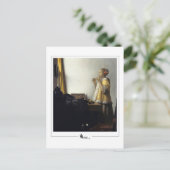 Johannes Vermeer #15 - Fijne Kunst Briefkaart (Staand voorkant)
